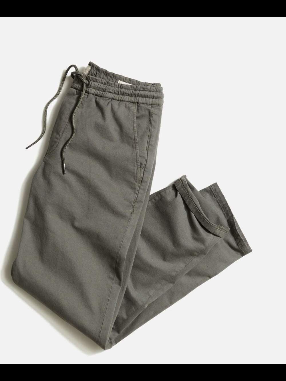 J.Crew Crewcuts olive green utility pants for children.